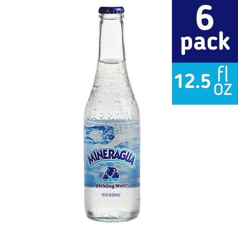 Jarritos 12.5floz (370mL), 6 Pack Mineragua Sparkling Water