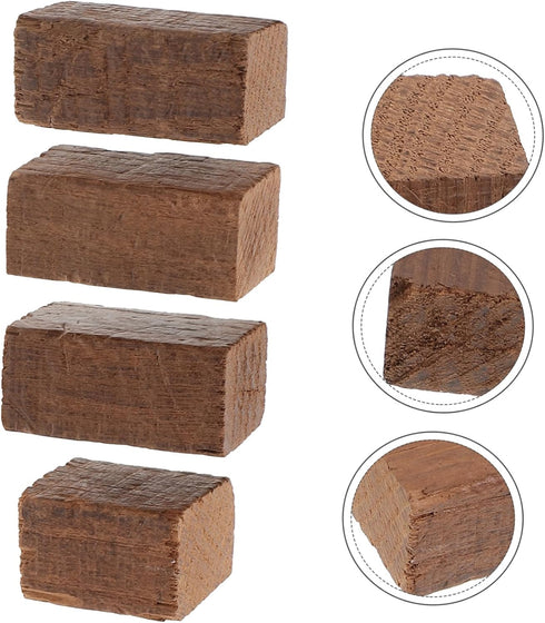Red Wine Brewing Chips Random Shape Wood for Home Winemaking Supplies Enhance Flavor Aroma of Wood Chips