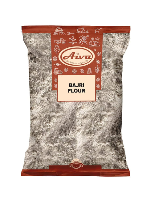 AIVA Pearl Millet Flour | Bajri Flour 2 Pound Bajra Atta, Bajri