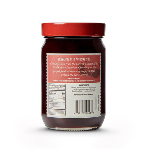 (21.2oz 600g) Stemless, Traverse City Whiskey Co. Premium Cocktail Cherries / | Cocktails & Desserts | All American