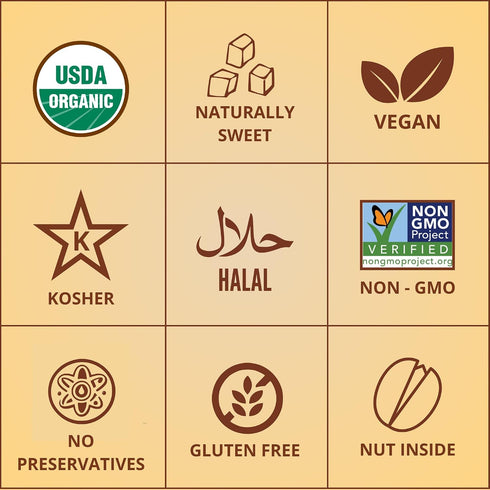 (5 Harveast Organic Medjool Dates California Grown Jumbo Dates, Naturally Sweet, Healthy Snacking, Caramel Flavor