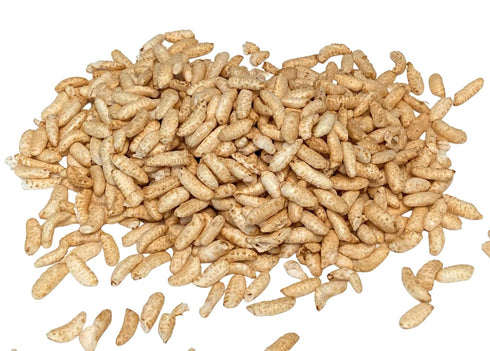 18 oz Organic Puffed Brown Rice, Non-GMO, Gluten-Free Whole Grain Snack, Toasted Flavor