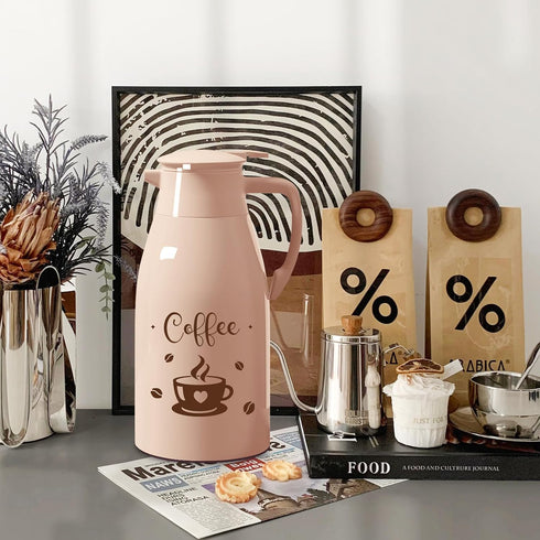 68 oz Hot Drink Dispenser Coffee Bar Accessories Cocoa Drink Dispenser for Keeping Hot Chocolate Bar Supplies Large