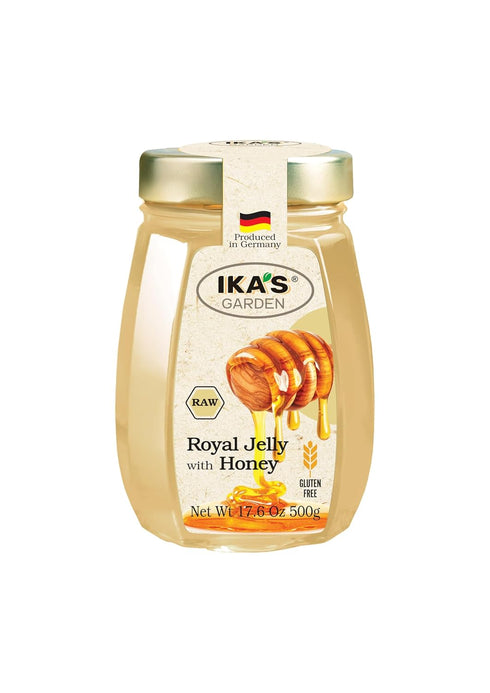 Ika's Garden Raw Royal Jelly with Honey - 100% Pure, Unfiltered, Gluten-Free Product of