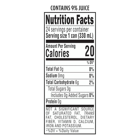 11.15 Oz (Pack 24) Sanpellegrino Zero Grams Added Sugar Italian Sparkling Drinks, Sparkling Peach Clementine Beverage