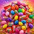 Generic Gummies, 50 Count Pre-Filled Easter Eggs with Sour Candy Assorted Colors