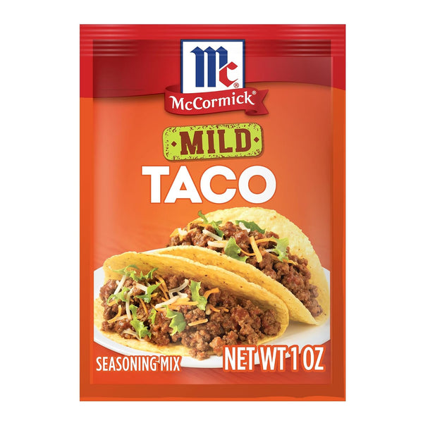 McCormick Taco Seasoning Mix, Mild, No MSG Added, No Artificial Colors or
