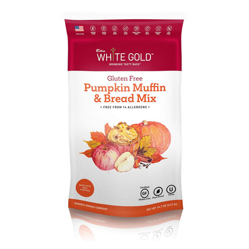 Extra White Gold Pumpkin Bread Mix For Gluten-Free Bread Muffins Cakes [Free