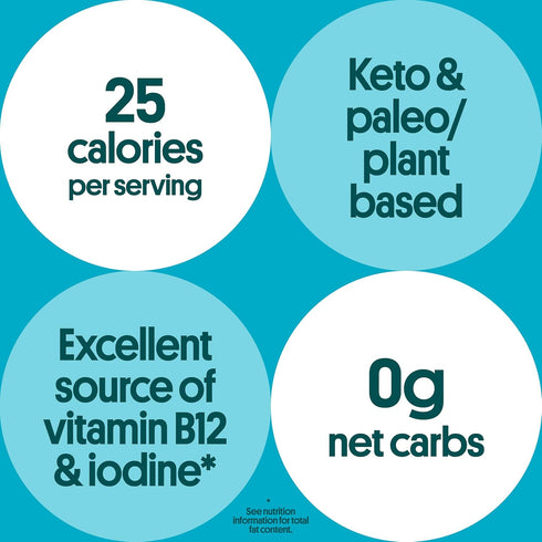 Gimme 18 Count Omega3s Seaweed Grab & Go Organic Premium Roasted Seaweed Snacks, Sea Salt, Trayless, Keto, Vegan