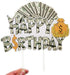 The DaPai Set Dollar Bill Theme Cake Topper & Cupcake Toppers Birthday Party Decoration Cash Dollar Sign Cake Topper