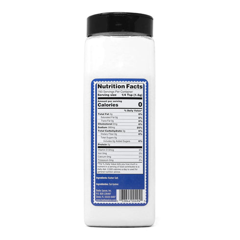 42 (Pack 4) Badia Kosher Salt, Ounce