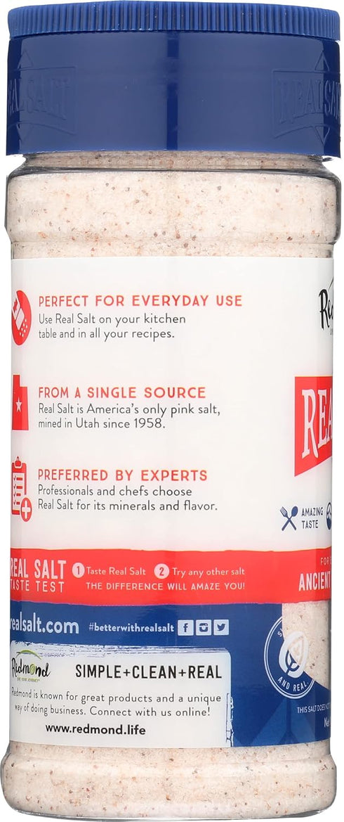 10 (Pack 6) Redmond Real Salt Ancient Fine Sea Salt Shaker, Gluten Free, Ounces