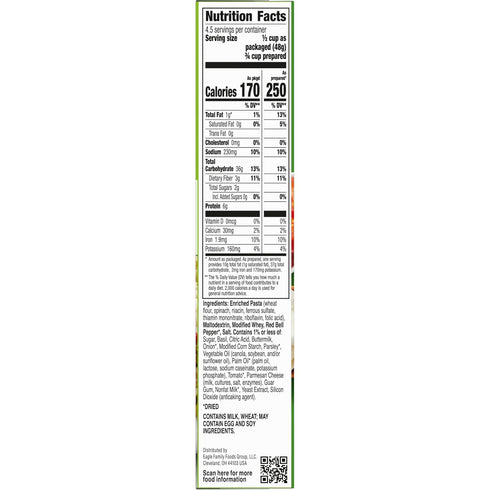 7.7 Oz (12-Pack), Summer Suddenly Salad Sweet Basil Pasta Salad, Quick and Easy Dish, Red Bell Pepper and Seasoning