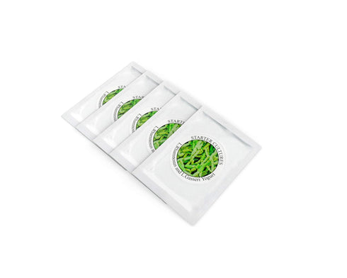 Pack 5 (5 Pack) Yogurt Starter Cultures - of Freeze-Dried Sachets for Lactobacillus Rhamnosus and L.Gasseri Yogurt