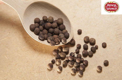 Spicy World 2oz (57g) Whole Allspice Berries Premium Quality, Natural & Vegan, Aromatic All Spice for Cooking, Baking
