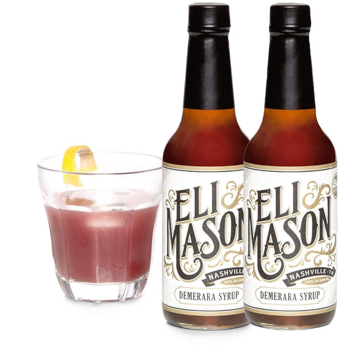 Eli Mason Demerara Syrup Small-Batch Craft Cocktail Syrup Made with Rich Demerara