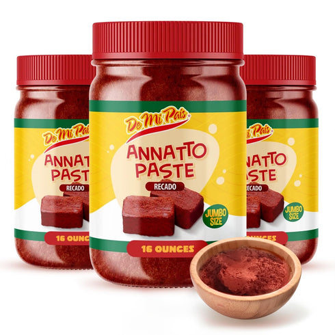 De Mi Pais Pasta Recado, Jumbo Size Annato Paste, for Authentic Achiote