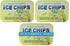 ICE CHIPS Xylitol Candy Tins - 5.28 oz total (Lemon, 3 Pack)