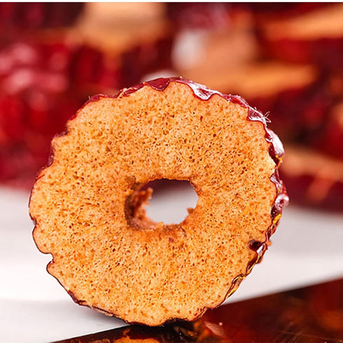 SXRFYFCL 2.82oz/80g, 1 Dried red, sour jujube slices can of red dates, dried fruit sugar free, no additives, flower