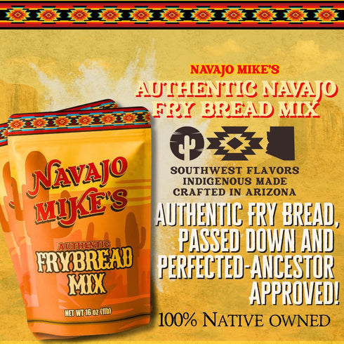 16oz (1lb) Navajo Mike's Authentic Navajo Fry Bread Mix