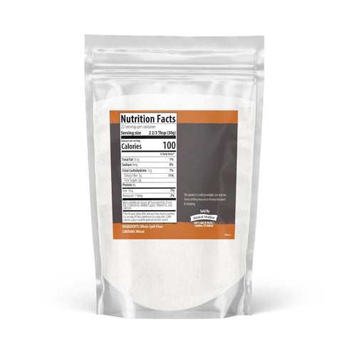 1.5 lb, Birch & Meadow Whole Spelt Flour, Ancient Grain, From Spelt Berries, Nutty Flavor