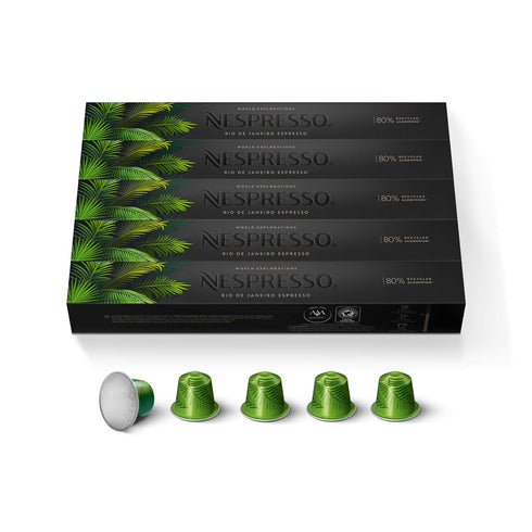 Nespresso Capsules Original Line, Rio de Janeiro, 50 Count Espresso Coffee Pods