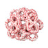 1 Lb Valentine's Day Strawberry Yogurt Covered Pretzels with Red Nonpareils, Pink, Jar