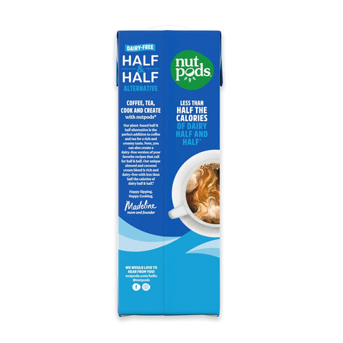 nutpods Unsweetened Dairy-Free Half & Half Coffee Creamer