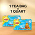 48 Count (Pack 2) 96 Lipton Decaf Black Iced Tea Bags, Family Size, Zero Calories, of Total Tea Bags, Decaffeinated