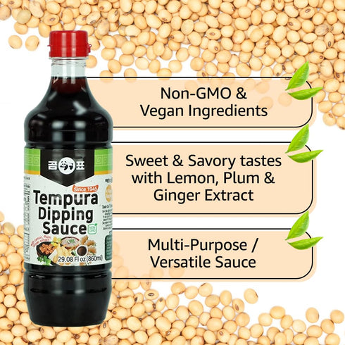 Taehwa GOMPYO Tempura Dipping Sauce - Soy Dipping Sauce, Korean, 29.08 Fl Oz
