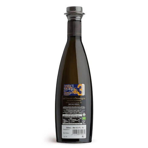 8.5fl oz. Les Terroirs De Marrakech Extra Virgin Olive Oil, Polyphenol Rich Olive Oil, Moroccan Cold Pressed EVOO Oil
