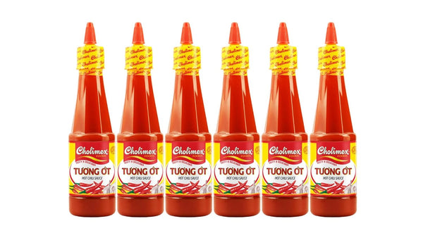 Cholimex Hot Chili Sauce - 8.45 Fl Oz (250ml) - Pack of 6