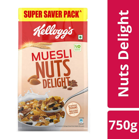 750 Kellogg's Muesli Nuts Delight GMS