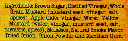American Stockyard 14oz - Organic Smoky Mustard BBQ Sauce - Made in USA - Bottle - Family Friendly - Handcrafted