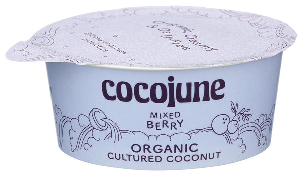 Cocojune , Yogurt Coconut Cultures Mixed Berry Organic, 4 Ounce