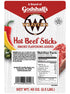 (80 7 40oz Weavers Hot Beef Sticks hot & spicy beef sticks per bag)