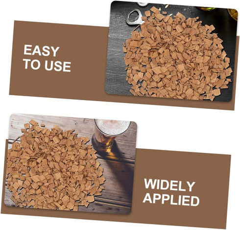 6packs Cabilock French Oak Wine Making Chips Lightly Chips for Home Brewing Wine Flavor and for Whiskey Aging