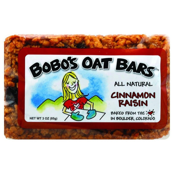 Bobo's Oat Bars - All Natural - Cinnamon Raisin - 3 oz