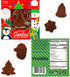 1.41 Oz (12-Pack) Fruidles Christmas Santas Mini Milk Chocolates Snack, Holiday Treats, Kosher Certified Dairy