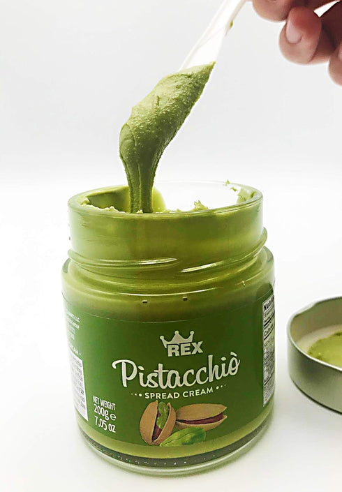 7.05 (Pack 2) Sanniti Rex Italian Cream of Pistachio Nut Spread, Ounce
