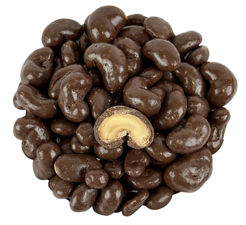 Cozy Confections Milk Chocolate Sea Salt Covered Caramelized Cashews, 1 Pound