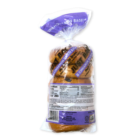 2 2 24 Just Bagels Mixed Bundle - Bags of French Toast & Bags of Cinnamon Raisin - Total Bagels Non-GMO