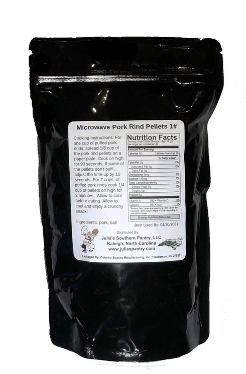 Carolina Gold Nuggets 16 Microwave Pork Puffies Bake-N-Puffs, Original, Ounce