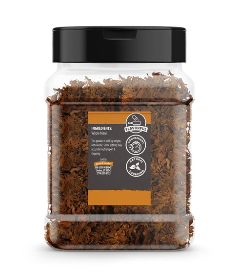 Birch & Meadow Whole Mace, 4 oz, Warm & Versatile, Hints of Nutmeg, Curries & Desserts