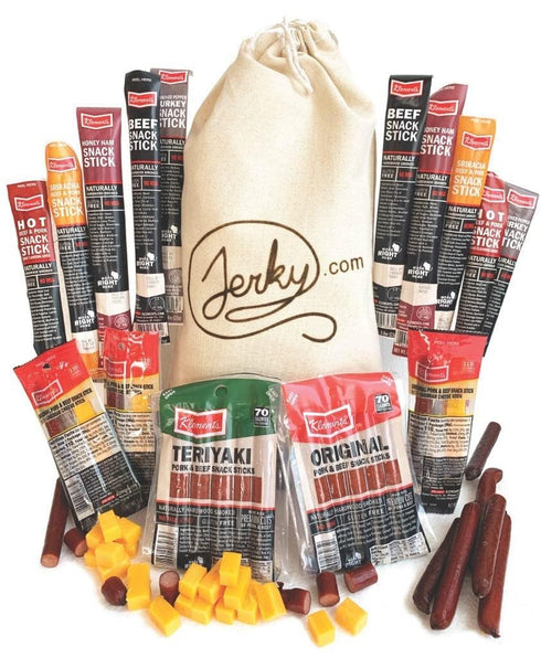 Jerky Gift Basket for Men, 26pc Jerky Variety Pack, High Protein Healthy Snack