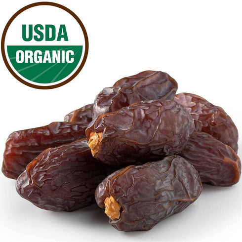 5 Lbs 80 Oz Anna and Sarah Organic Medjool Dates, No Sugar Added Natural Dried Dates in Resealable Bag