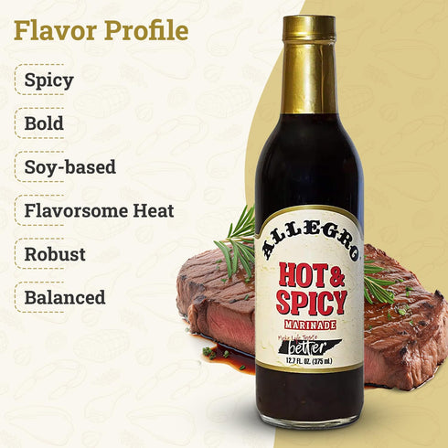 12.7 Oz (Pack 4) ALLEGRO - The Marinate Everything Marinades | Perfect Marinades for Meat & Veggies | Marinade