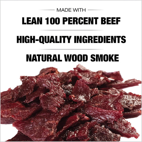 8 11 70 (Pack Old Trapper Beef Jerky, Old-Fashioned Ounce Bag, Tender Meat Snacks for Lunches or Between Meals, Grams