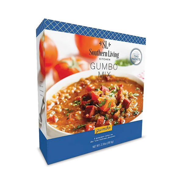 Southern Living Gumbo Seasoning Mix, Authentic Cajun Base for Soup, Casserole, and Family Dinner, 2 Packets