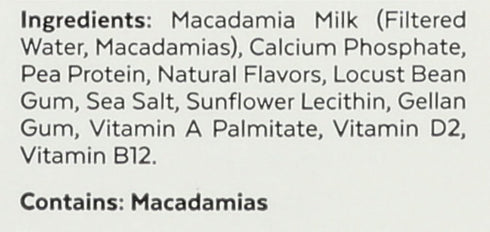 32 oz Milkadamia Milk Macadamia Unsweetned